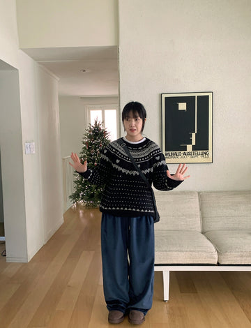 Winmi Nordic Heart Knit